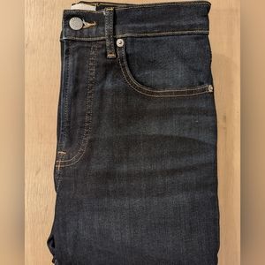 Dark wash Everlane high rise skinny jeans